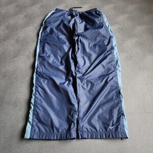 Vintage Y2K Nike Silvertab Blue Lined Nylon Sweatpants XL